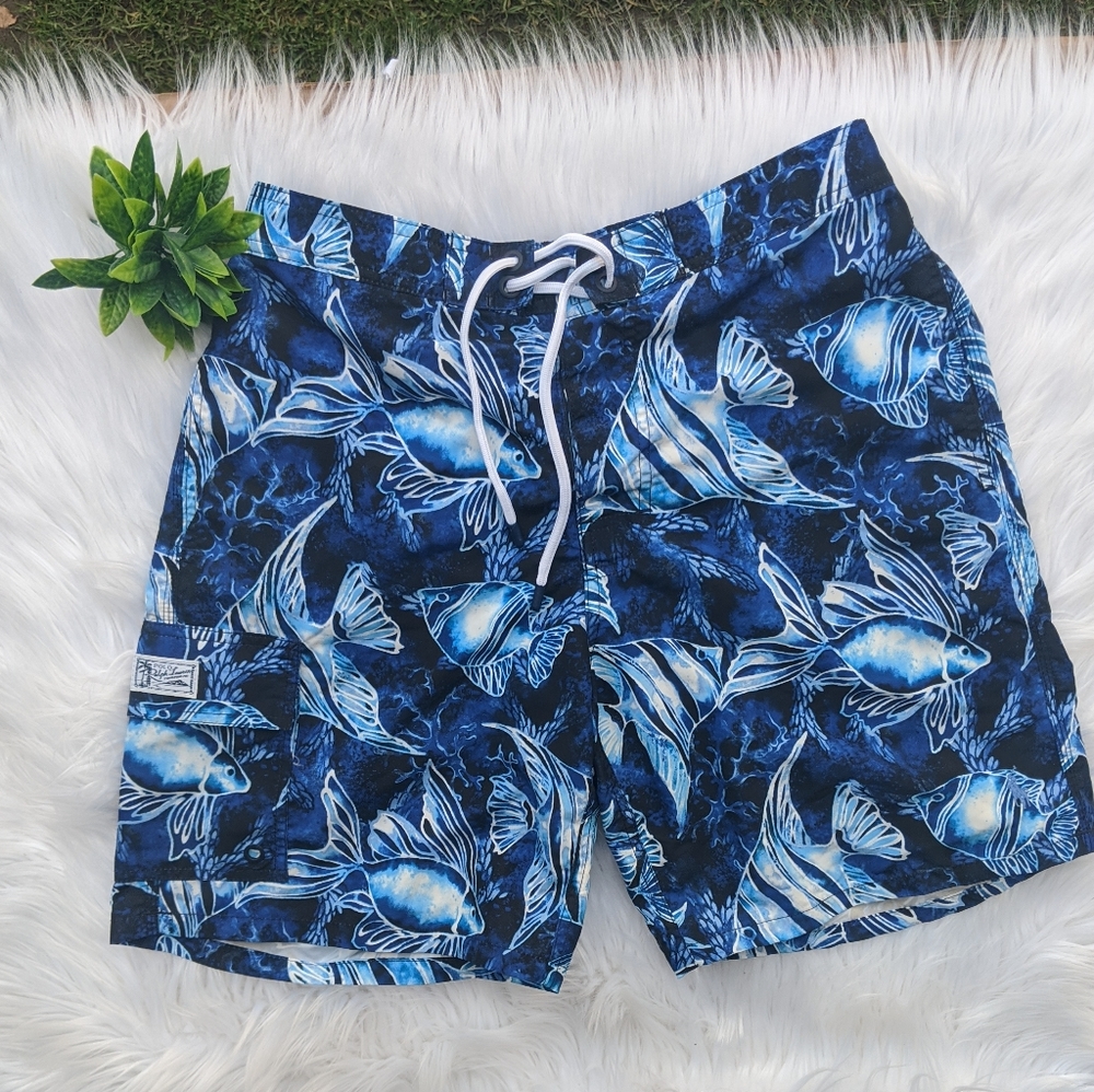 Blue label Polo Ralph Lauren swim trunks